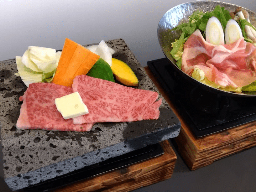 【姫路和牛会席】＜お肉好き必見！贅沢ご当地グルメ＞地元ブランド牛『姫路和牛』溶岩焼と瀬戸内の味覚