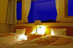 ＊【洋室ツイン】禁煙・山側ビュー・バス・温水洗浄トイレ付