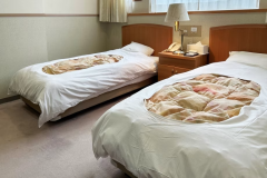 ＊【洋室ツイン】禁煙・山側ビュー・バス・温水洗浄トイレ付