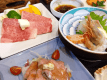 *姫路和牛溶岩焼と瀬戸内の味覚（一例）