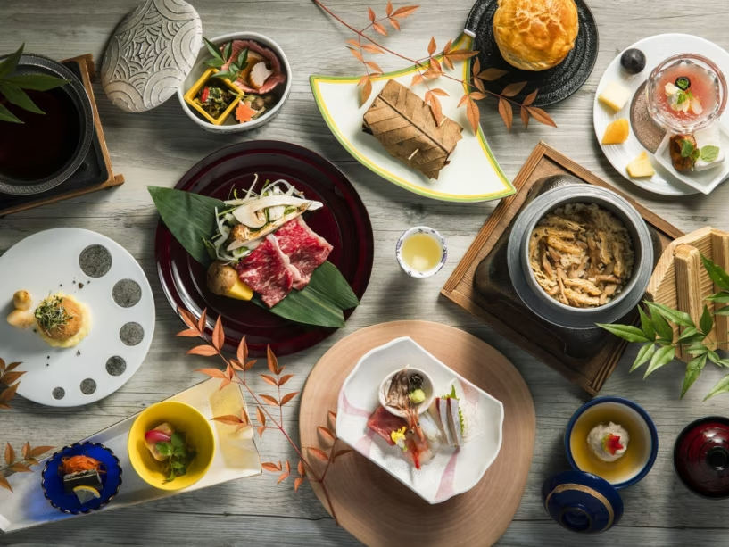 魚介類を中心に旬の食材を盛り込んだ【旬魚旬菜会席】
