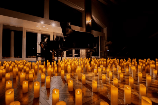 【フルムーンイベント】瀬戸内の夜に響く、実歳陽子さんの美しい旋律。
キャンドルの光とともに、優雅なひとときを＿