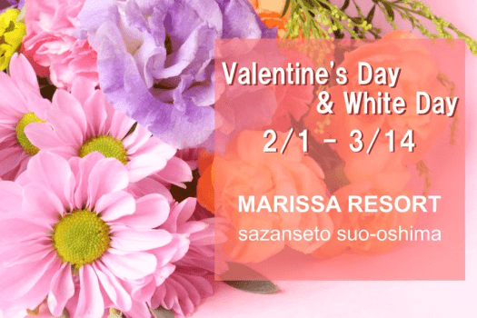 大切な方と過ごす、期間限定の特別なひとときを。
Valentine&rsquo;s Day & White Day　ご宿泊期間：2/1チェックイン ～ 3/15チェックアウトまで