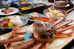 【★極上！石川のブランド活蟹　加能がに★】地元タグ付き活蟹＋和牛ステーキ付！やっぱり冬場は一番人気★
