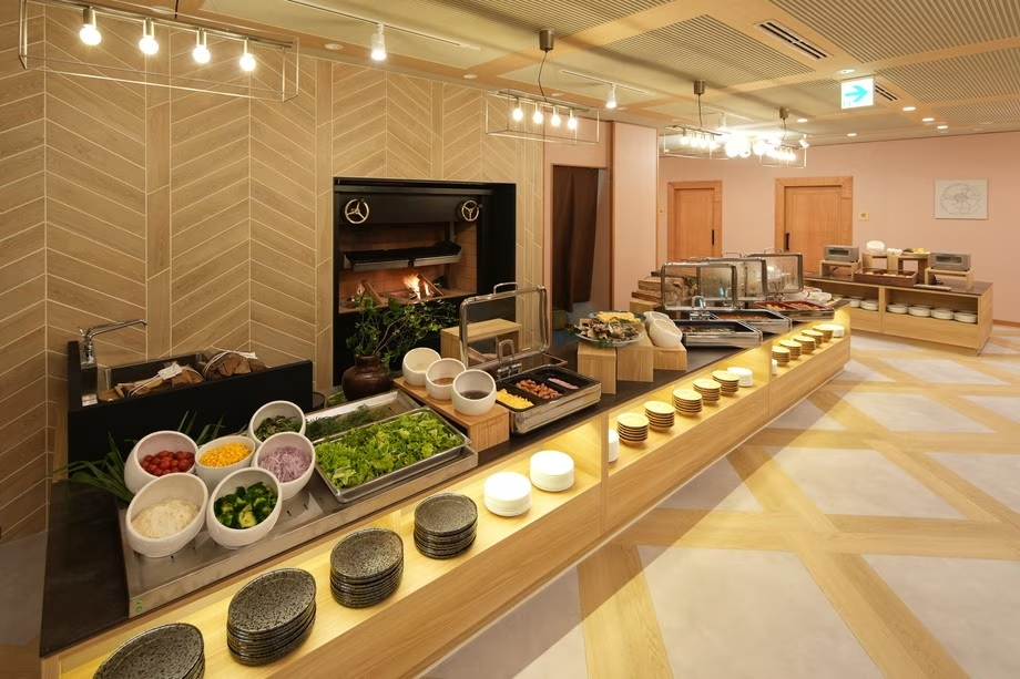 地元食材を使ったビュッフェ朝食と、サウナ温泉でととのう（朝食付）