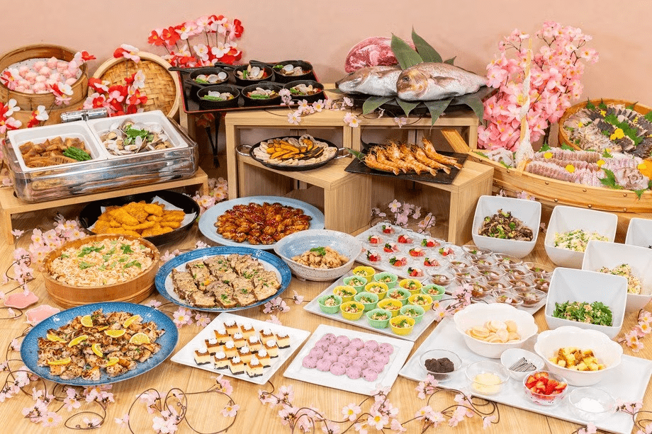 【春】ご夕食ビュッフェ（一例）