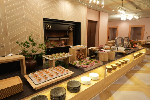 【オールインクルーシブ】ライブキッチンでビュッフェ夕食と充実のサウナ温泉を愉しむ（1泊2食付）