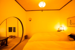 【二藍の間】いつでも寛げるベット空間