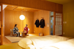 特別室「橡」。2間続きでお広くご利用いただけます。