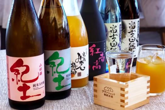 名声のある和歌山地酒も飲み放題