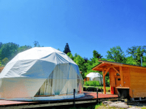 ・【G1】北アルプスの麓でグランピング。大自然に包まれて至福のときをお過ごしください