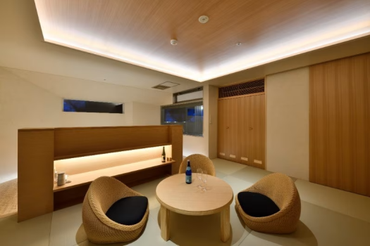 【TSUBAKI】a Japanese-Western room with an open-air hot spa