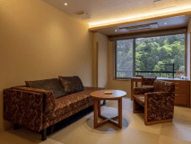 新・展望風呂付和洋室　快適なベッド付　35平米／冷蔵庫フリー