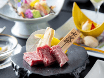 【地元産水沢牛の鉄板焼き】スタンダード会席