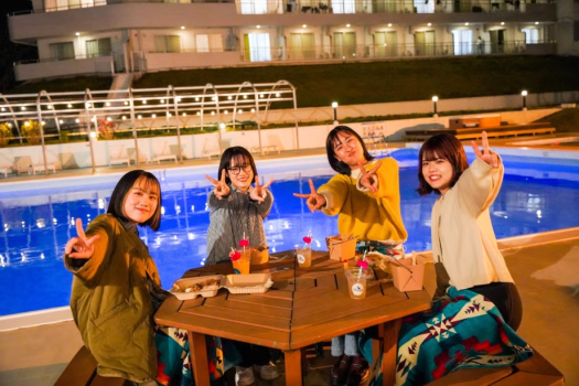 テラスでご飲食いただけます