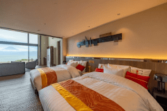 【蒼天-Soten】Guest rooms with open-air sauna with views of Mt. Fuji and Suruga Bay