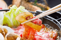 【特選松茸&信州プレミアム牛サーロイン すき焼き会席】ワンドリンクサービス/個室食事処≪期間限定≫ 【特選松茸&信州プレミアム牛サーロイン すき焼き会席】ワンドリンクサービス/個室食事処≪期間限定≫