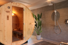 プライベートサウナで寛ぎのひと時を