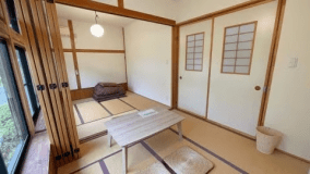 ホップガーデンロッジ（3名部屋&times;3　2名部屋&times;1／最大11名まで）