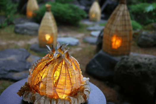 幻想的なアートランプ