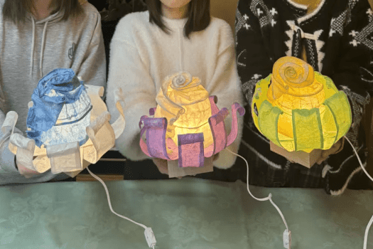 ランプ製作体験　お客様の作品事例