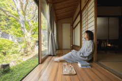 脱デジタルでゆっくりとした時間の流れをお楽しみください