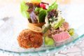 【Rosee】地元産の有機野菜がふんだんに使われています（季節によります）