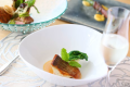 【Rosee】食感も楽しめ、レモンバームソースと相性抜群のお魚料理（一例です）