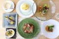 【Rosee】地元産有機栽培無農薬の野菜やジビエを使うシェフおすすめコースの料理（一例）