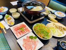 大山豚ロースと地元野菜のしゃぶしゃぶ御膳 大山豚ロースと地元野菜のしゃぶしゃぶ御膳
