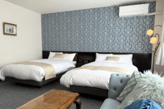 【202号室ダマスカス】落ち着いたダマスク柄が上品な雰囲気