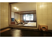 温泉浴室付きスタンダードツイン
温泉浴室からの眺め