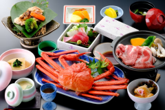 名峰大山の恵と境港産姿紅ズワイ蟹会席（基本会席）