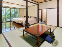 Japanese-Western style room with indoor bath and open-air bath (twin bed) Japanese-Western style room with indoor bath and open-air bath (twin bed)