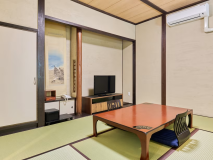 Japanese-Western style room with indoor bath and open-air bath (twin bed) Japanese-Western style room with indoor bath and open-air bath (twin bed)