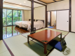 Japanese-Western style room with indoor bath and open-air bath (twin bed) Japanese-Western style room with indoor bath and open-air bath (twin bed)