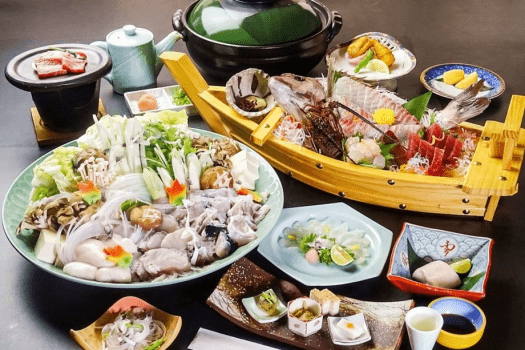 *淡路島　三年とらふぐ上撰会席