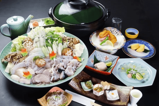 *淡路島　三年とらふぐ会席