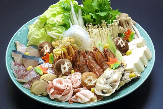 ＊素材のそのもののおいしさを引き立てるシンプルな鍋です