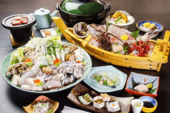 *淡路島　三年とらふぐ上撰会席