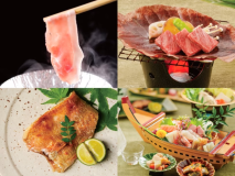 黒湯体験SALE！越後もち豚しゃぶすき、新潟牛の陶板焼き、のど黒、お刺身盛り合わせ！朝は新潟米３大産地の食べ比べ郷土和食膳！直前割