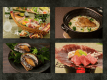 日本海お刺身盛り、のど黒釜飯、鮑の踊り焼き、新潟牛朴葉焼！