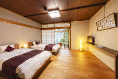 【モデレートツイン】和の優雅さと洋の機能美が調和する空間。居心地の良い時間をご提供いたします。