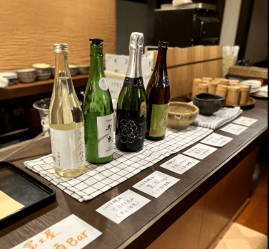 特別価格での日本酒飲み比べ（有料オプション）