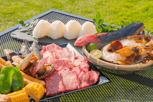 冬の味覚祭り♪贅沢海鮮てんこもり～伊勢海老🦞&times;戻りカツオ🐟&times;BBQ