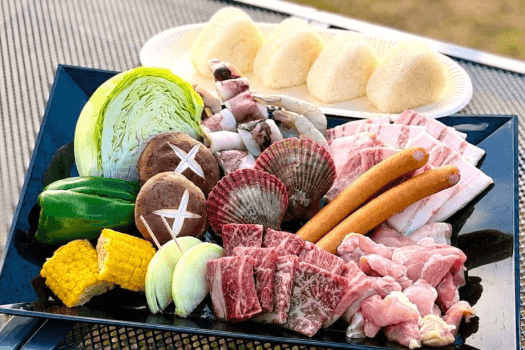 肉＆海鮮＆野菜を楽しむ贅沢BBQ