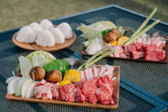 地元食材たっぷりのBBQセットで、自然の中で贅沢なひとときを。