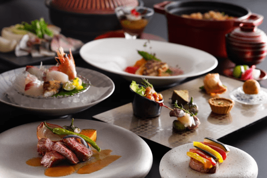 日本料理に洋のテイストを纏わせた鐸海流キュイジーヌをお愉しみください。(お写真イメージ)