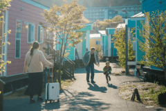 開放的な敷地内でのびのびとお過ごしいただけます。