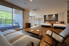 ２０３ 御影石露天風呂付客室です。